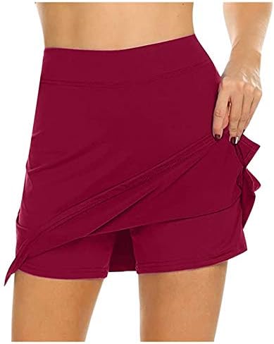 Honprad Skorts suknje za žene Dressing Plus veličine Nasled suknje Rad koji radi aktivna ženska lagana