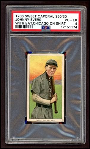 1909 T206 Chi Johnny Evers Chicago Cubs PSA PSA 4.00 CUBS