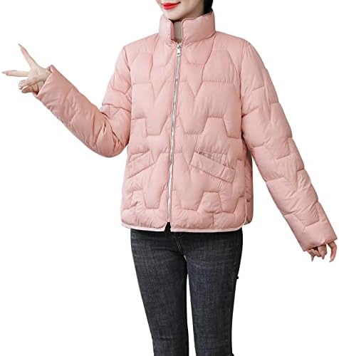 Kulywon žene poliester zimske jakne zimski kaput labavo lagana jakna topli kaput s dugim rukavima ženski zimski kaput