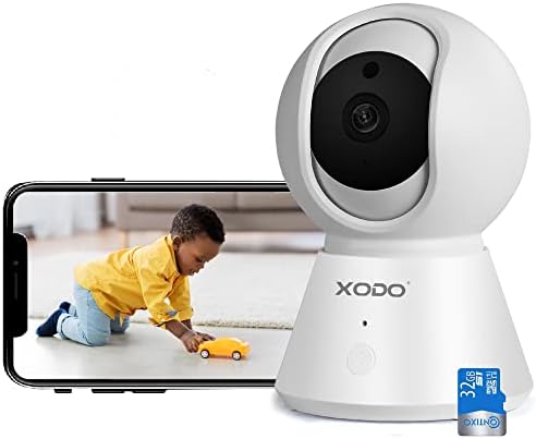 XOdo bežična sigurnosna kamera, E6 IP 1080p HD dodatna WiFi kamera za kućnu sigurnost / monitor za bebe /