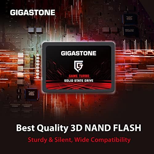 Gigastone Game Turbo 2-paket 128GB SSD SATA III 6GB / s. 3D NAND 2.5 Interni čvrsti državni pogon, pročitajte