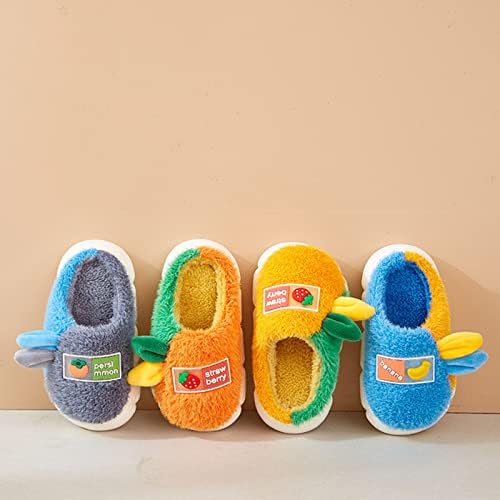 Kućne papuče za dječake tople voćne kućne papuče za malu djecu zimske zatvorene cipele mokasine za malu djecu