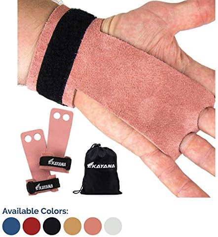 KAYANA 2 rupa kožna gimnastika rukohvati za ruke - zaštita dlana i podrška za zapešće za Cross trening,