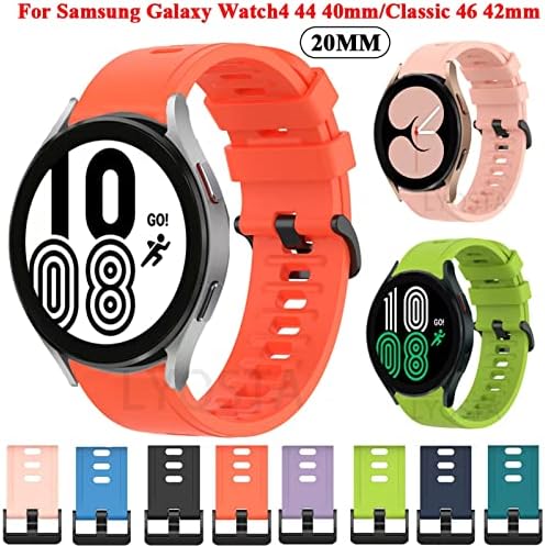 DFAMIN 20 mm ručni zglob za Galaxy Watch 4 Classic 46 42mm SmartWatch Actived 2 narukvica Watch 4 44/40 mm Correa Correa