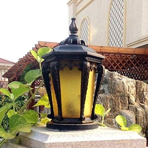 CXDTBH retro stil ograde Zidna svjetiljka Vodootporna vanjska pošta Stumna glava Villa Balkon Vrtna