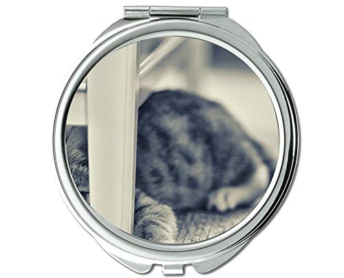 Ogledalo, ogledalo za šminkanje, unutrašnje ogledalo za mačke životinja za muškarce/žene, 1 X 2x uvećanje
