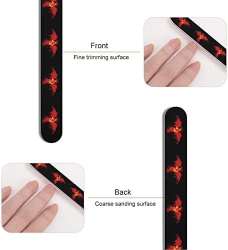 Rusija HAMMER Flags Hook USSR Scvjeccle datoteke noktiju Dvostrani fileri za nokte Trake Emery ploče Alat za manikuru za dom