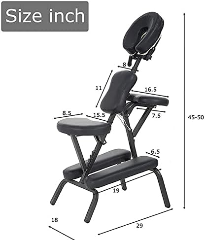 7haha3 multifunkcionalna sklopiva stolica za struganje tetovaža Podesiva masažna stolica prenosiva