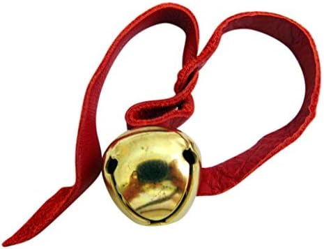 Vjerujte Ornament mesingano Zvono za sanke na kožnom Gajtanu ukras za jelku sa poklon torbom