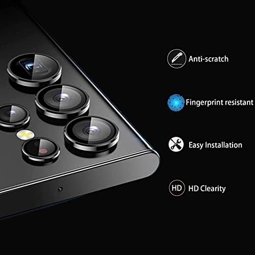LiXiongBao [3+2kom] S22 Ultra zaštita sočiva kamere za Samsung Galaxy S22 Ultra 5G 2022 poklopac kamere