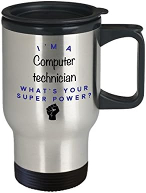 Kompjuterska tehničarska putna krigla, ja sam računarski tehničar Koja je super moć? Funny karijerske