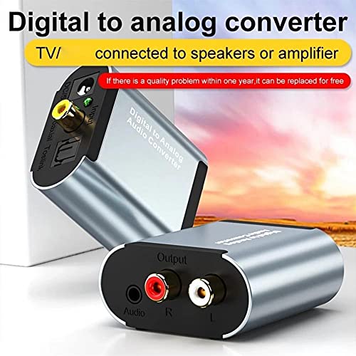 Konektori Stereo Audio koaksijalni Toslink Digitalni u analogni Konverter Amplifier dekoder Adapter