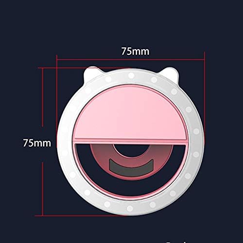 LIUYUNQI Mini mobilni telefon LED Selfie Light Anchor Beauty Lens Artefakt za prenos uživo okrugli prsten za punjenje mobilnog telefona