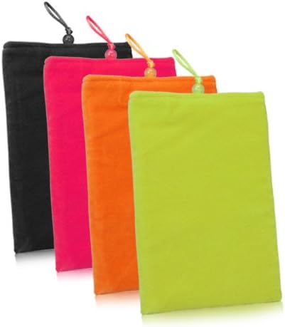 Boxwave futrola za Kindle PaperWhite - baršunasta torbica, meka velur tkanine torba s crtežom - Jet crna