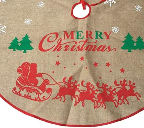 Stobok božićne suknje od suknje drveće pokriva božićne ukrase ukrasi 120cm