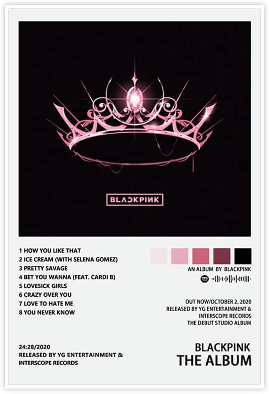 Blackpink Poster Lisa Kpop minimalistički muzički Album seksi zvijezda spavaća soba dekor za zidove rođendanske
