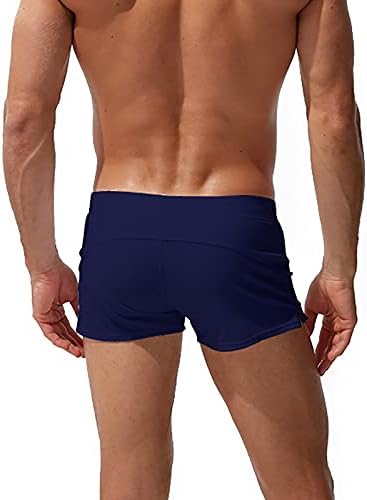 Ymosrh Muška kupaca za plivanje Muški plivanje Udobne modne ravne kratke hlače na plaži pred kupaći