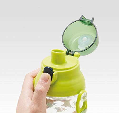 Skater PSB5TR Dječija flaša za vodu, prozirna flaša, 16,2 fl oz , Dinosaurus, dječaci, proizvedeno u Japanu