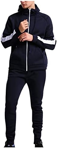Fsahjkee Man TrackSuit Sweatsuits Sets, Clearence Basic Training Outfit Dugi rukavi odijelo Duweat