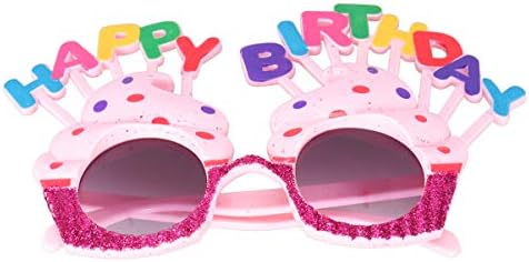 Nuobesty Happy Rođendane naočale, smiješne naočale za odrasle, rođendanski foto rekviziti Party Favori