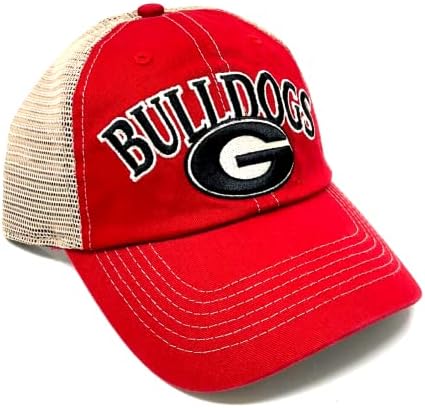 OC Sports zvanično licencirani šešir Univerziteta Georgia sa Pinom MVP 3D Uga Podesiva vezena kapa Crvena jedna veličina