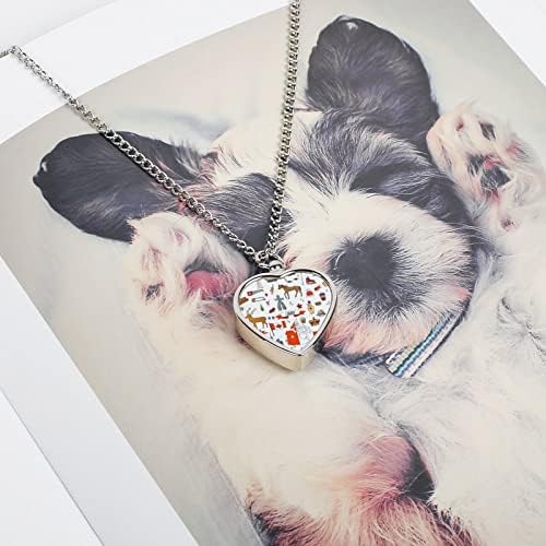 Volim Canada pas pepeo urna ogrlica mačka kremiranje nakit spomen uspomena držač pepela pokloni za kućne ljubimce