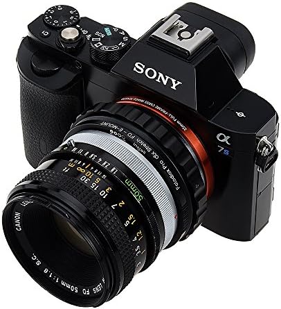 FOTODIOX DLX Adapter za nosače objektiva - Canon FD & FL 35 mm SLR objektiv u Sony Alpha E-Mounts Orcalless Camerow Camerow sa makro fokusiranjem helikoida i magnetskih kapljica filtera