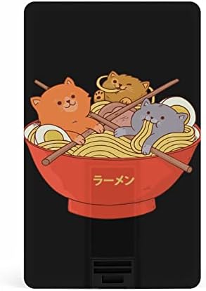 Kawaii Cat Japanese Ramen Noodles kartica USB 2.0 Flash Drive 32g / 64g uzorak Ispiši smiješno