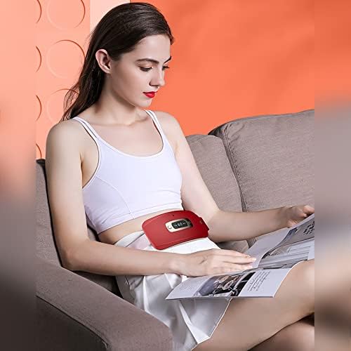KE1CLO električni pojas za grejanje bezvjera za grijanje sa 3 temperature i režimi, prijenosni punjivi natrag ili trbuh za grijanje za žene za žene Djevojke Menstru-Al Reljef o boli