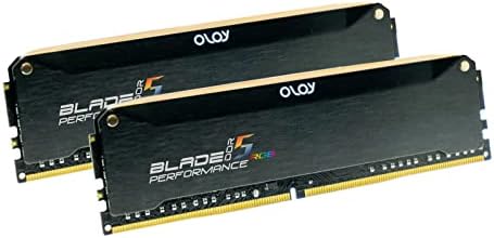 Oloy DDR5 RAM 32GB Black frizerski lopati RGB 6000 MHz CL32 1.35V Gaming Udimm