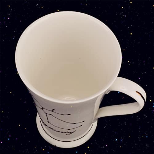 Kup za kafu Nordic zodijak keramički čah vode Applička kostna Kina šolja za kavu sa poklopcem kašikom