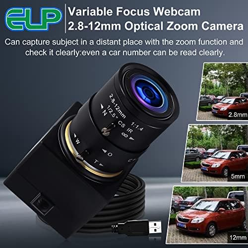 1080p USB kamera sa zum 2,8-12mm varijabilnom fokusom za fotoaparat za pc kamere velike brzine Mini