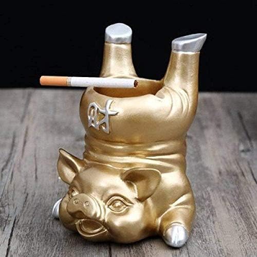 GFDJ skulpture figurice europski stil pepeljare smole svinje svinje Životinje okrugle pepeljare za dnevnu