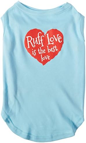 Mirage PET proizvodi Ruff Love Exit Print Majica Baby Blue XL