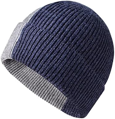 Ženska pletena kapa sa obodom prediva pletena kupola muški pulover šešir šešir Patchwork ženski i šešir hladno toplo i