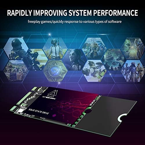 Kingshark SSD M.2 2260 500GB Interni pogon čvrstog čvrstog stanja visokog performansa za desktop laptop SATA III