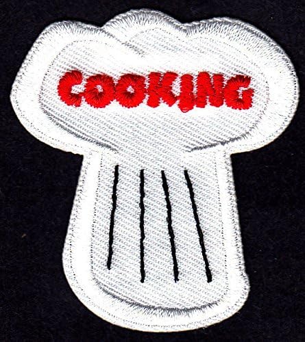 Šef Kuhanje šef - gvožđe na vezeni aplicirani zakrpa / kuhanje, pečenje, hrana