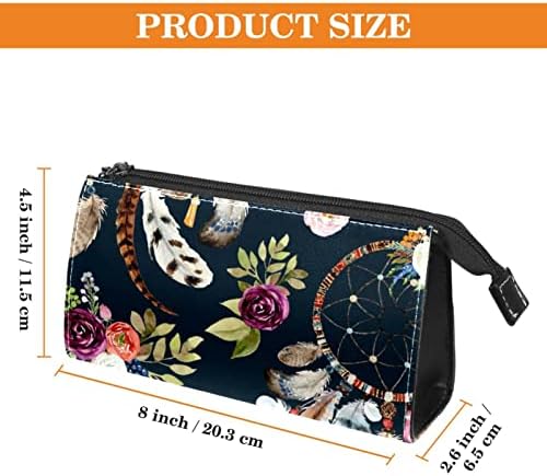 Tbouobt kozmetička torba za žene, šminkerne torbe Sobni toaletni torbica Travel Poklon, etnički cvjetni