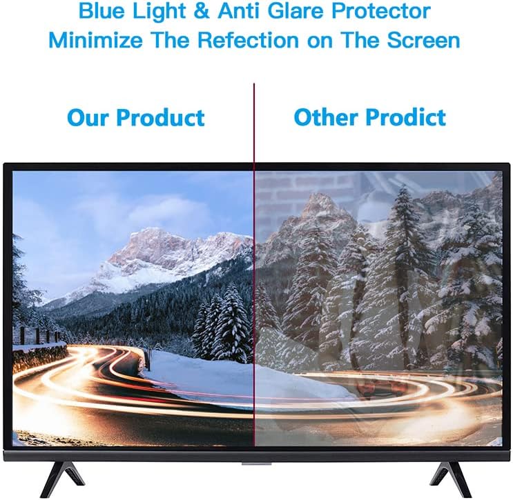 Protektor zaslona za plavu lampicu 75-85 inča TV sjaj štit protiv UV filmova zaštitna ploča mat