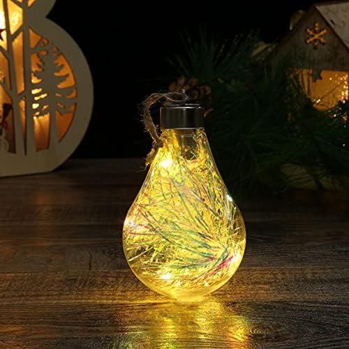 2023 NOVO CREATIVE LED prozirni božićni božićni žarući božićno drvce za objesiti užarene kristalne