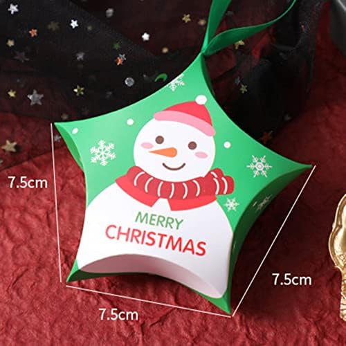 Božićni viseći božićne i novogodišnje poklone Kreativna božićna zvijezda bombona poklon kutija Božićni praznični ukrasi za zabavu Početna mama