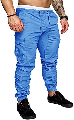 Muške modne labave zgodne džepove pantalone alativne pantalone M-4XL