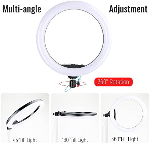 MJWDP Profissional LED Selfie prstenasto svjetlo Kamera telefon USB prstenasta lampa svjetlo za fotografiju sa