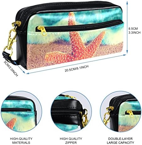 Tbouobt pokloni za muškarce Žene šminke torbe toaletne torbice Male kozmetičke torbe, obale morske zvijezde ljeto