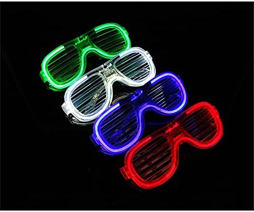 Amikadom G8GqT5 Trepćuće Led Raznobojne 'Zatvarače S Prorezima' Osvjetljavaju Naočare Za Zabavu