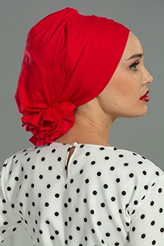 Aishin dizajn trenutni Turban omotač za glavu sa ukrštenim stilom, Pretiranim češljanim pamučnim šalom hidžab za žene