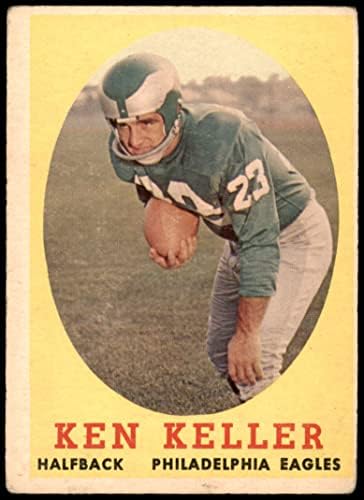 1958 TOPPS 108 Ken Keller Filadelfija Eagles Dean's Cards 2 - Dobri orlovi