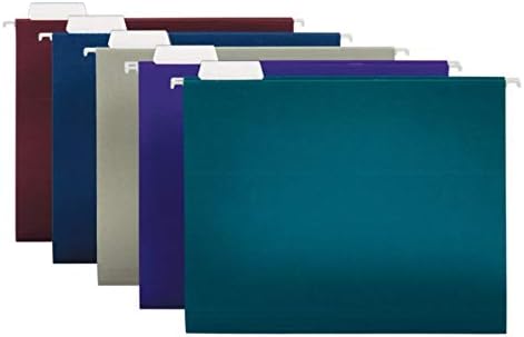 Office Depot 2-tone visećih fascikli datoteka, 1/5 rez, 8 1/2in. x 11in., Veličina pisma, razne boje, kutija od 25, OD81667