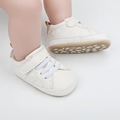 Cosankim baby dječaci djevojke cipele čipke PU kožne patike za dojenčad ne klizne gumene jedinice Novorođeni natikači toddler prve cipele od šetnje cipele
