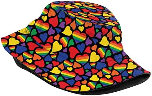 LGBT gay pride kašika kašika šešira pakiranje putničkih plaža sunčani šešir široki obrub Ribarske kape